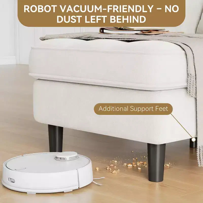 Modern Reversible 3 - Seat Sofa , Convertible Sectional Couch , L - Shaped Storage Sofa , Space - Saving for Living Room