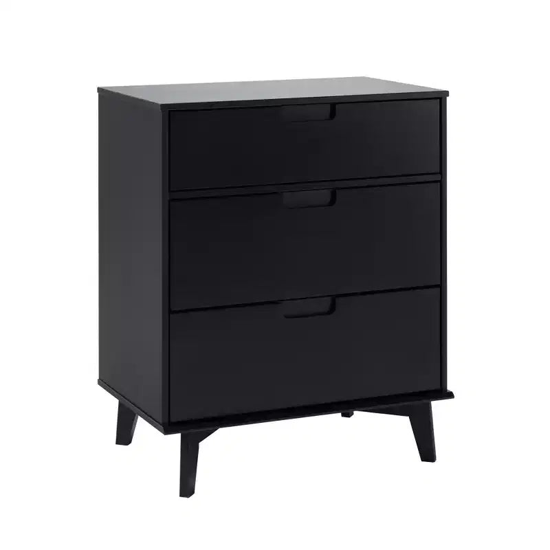 Mid-Century Modern Wood 3-Drawer Dresser - Walker Edison